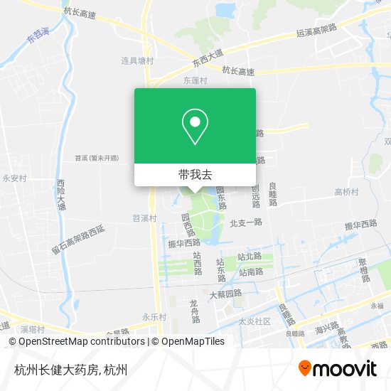杭州长健大药房地图