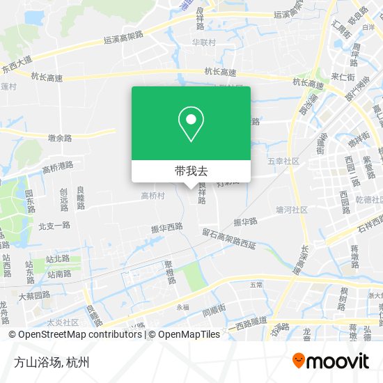 方山浴场地图