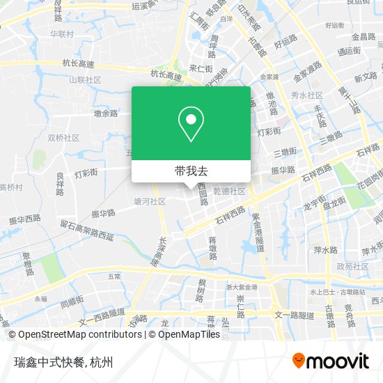 瑞鑫中式快餐地图