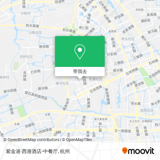 紫金港·西港酒店-中餐厅地图