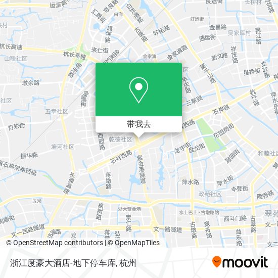 浙江度豪大酒店-地下停车库地图