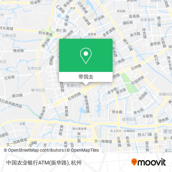 中国农业银行ATM(振华路)地图
