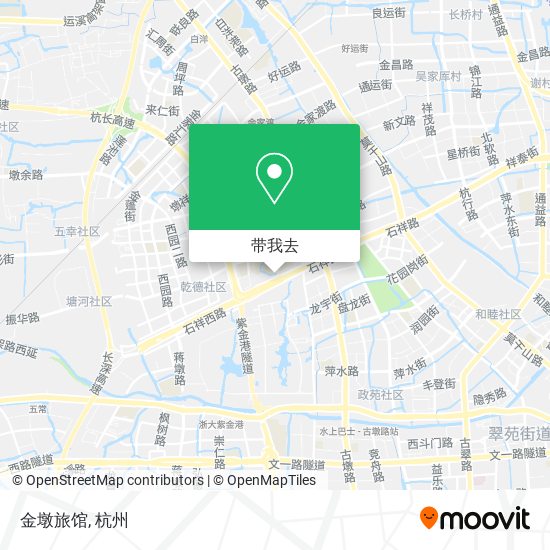 金墩旅馆地图