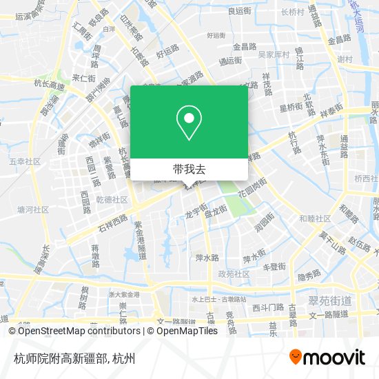杭师院附高新疆部地图
