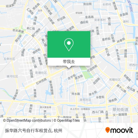 振华路六号自行车租赁点地图