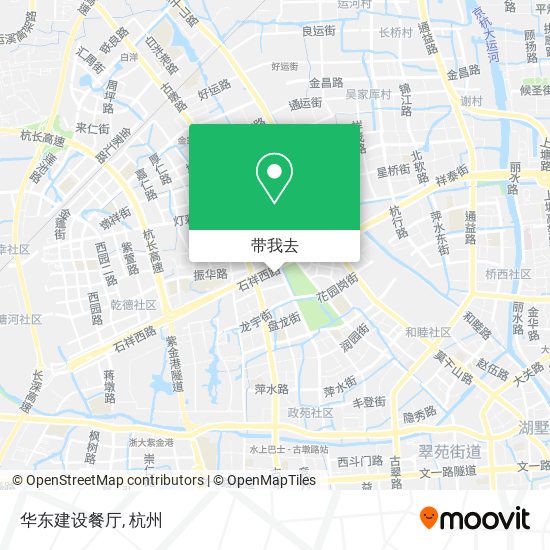 华东建设餐厅地图