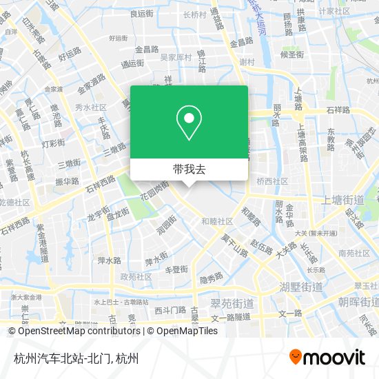 杭州汽车北站-北门地图