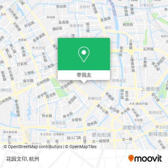 花园文印地图