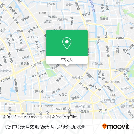 杭州市公安局交通治安分局北站派出所地图