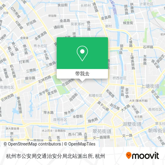 杭州市公安局交通治安分局北站派出所地图