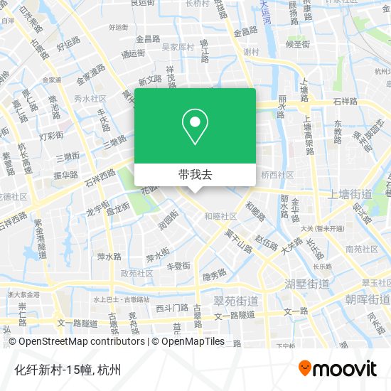 化纤新村-15幢地图