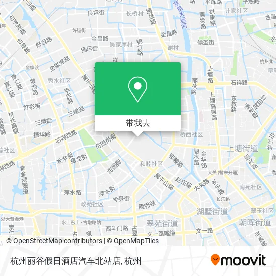 杭州丽谷假日酒店汽车北站店地图