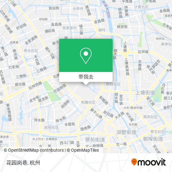 花园岗巷地图