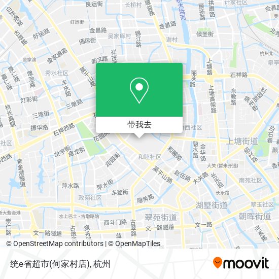 统e省超市(何家村店)地图