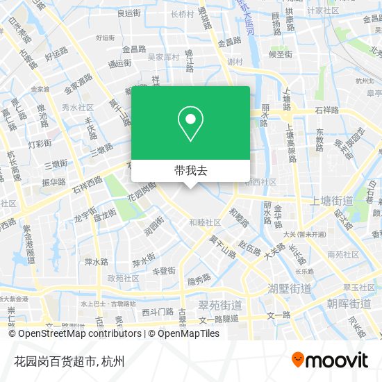 花园岗百货超市地图
