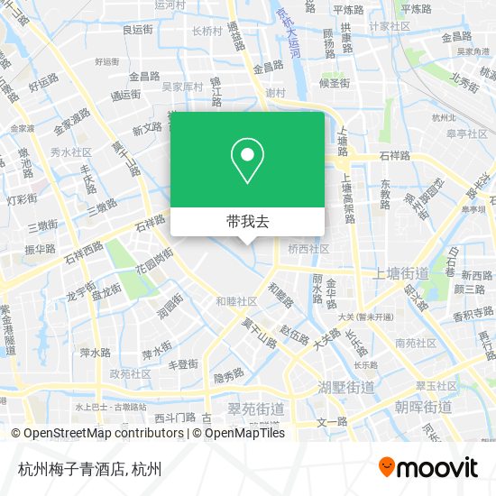杭州梅子青酒店地图