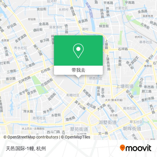天邑国际-1幢地图