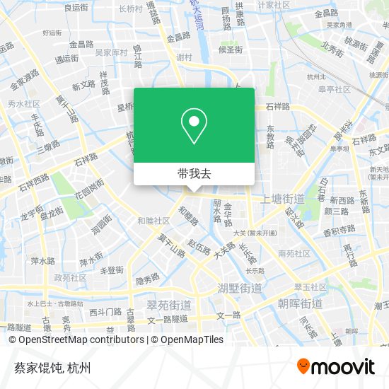 蔡家馄饨地图