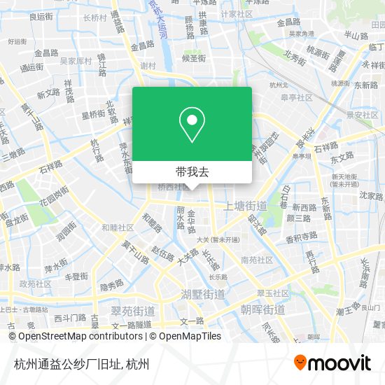 杭州通益公纱厂旧址地图