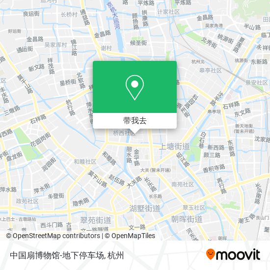 中国扇博物馆-地下停车场地图