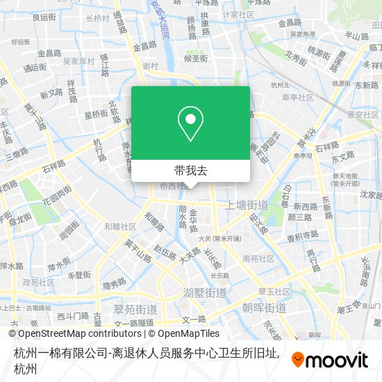 杭州一棉有限公司-离退休人员服务中心卫生所旧址地图