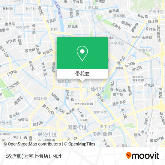 悠游堂(运河上街店)地图