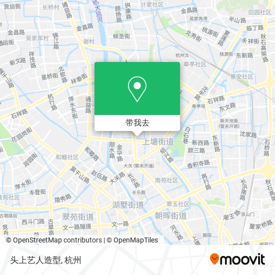 头上艺人造型地图