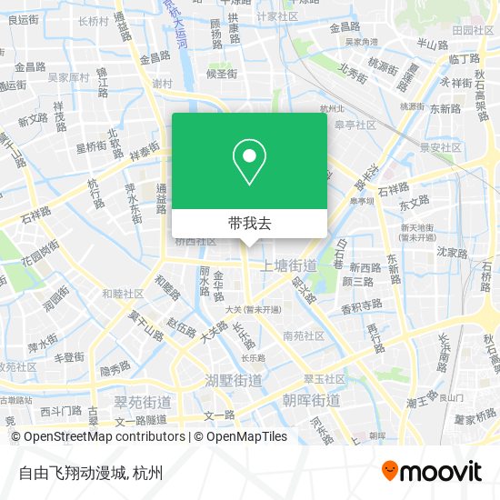 自由飞翔动漫城地图