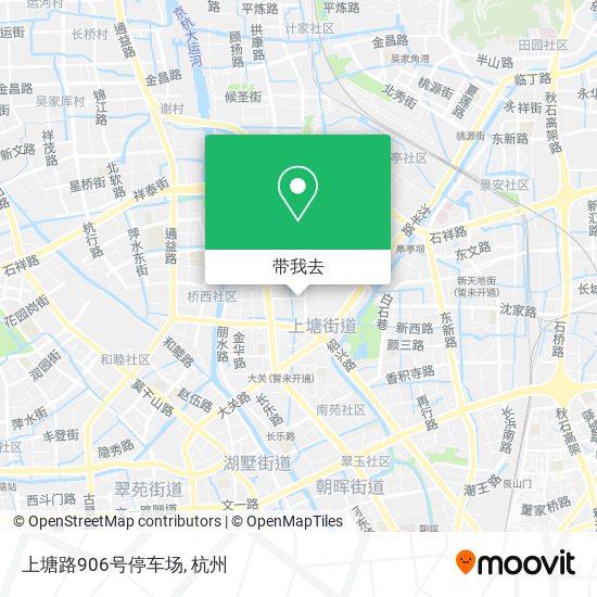 上塘路906号停车场地图