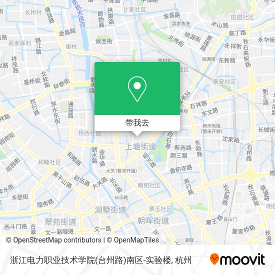 浙江电力职业技术学院(台州路)南区-实验楼地图
