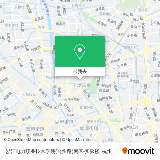 浙江电力职业技术学院(台州路)南区-实验楼地图