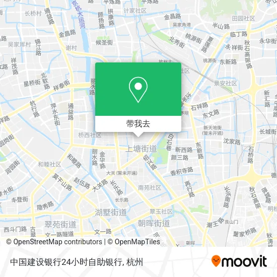 中国建设银行24小时自助银行地图