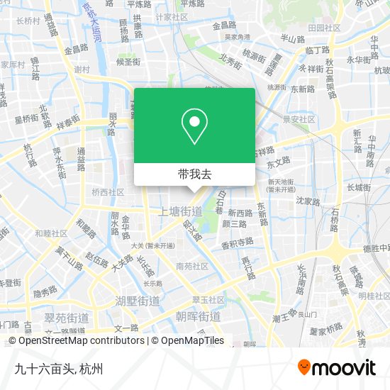 九十六亩头地图