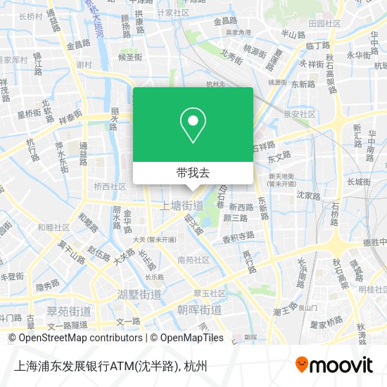 上海浦东发展银行ATM(沈半路)地图