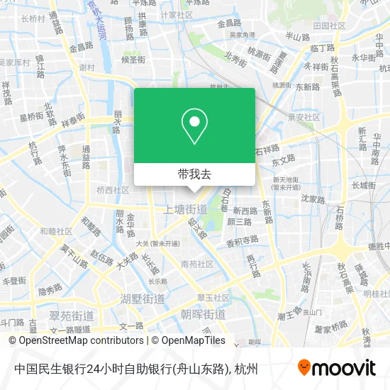 中国民生银行24小时自助银行(舟山东路)地图
