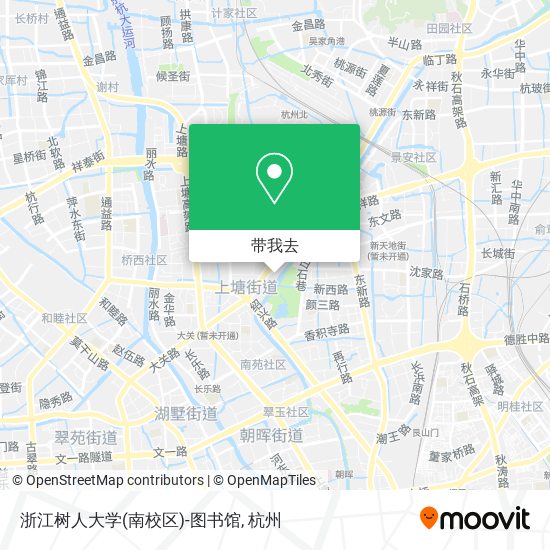 浙江树人大学(南校区)-图书馆地图