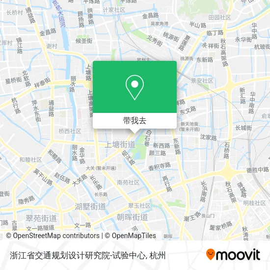 浙江省交通规划设计研究院-试验中心地图
