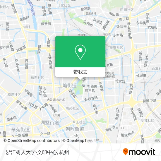 浙江树人大学-文印中心地图