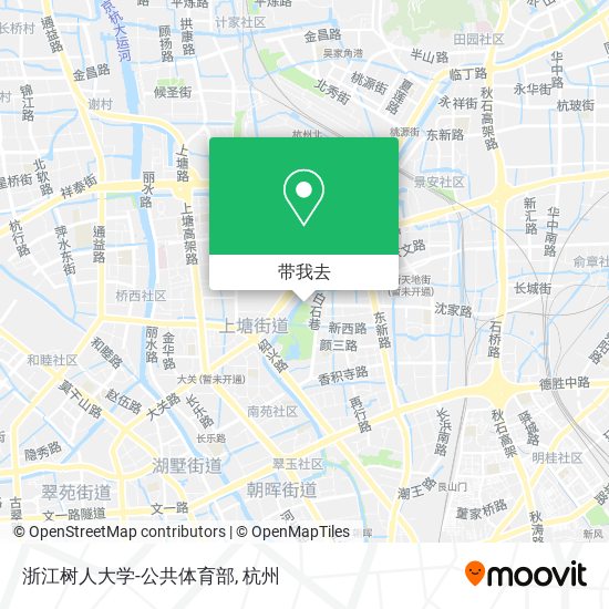 浙江树人大学-公共体育部地图
