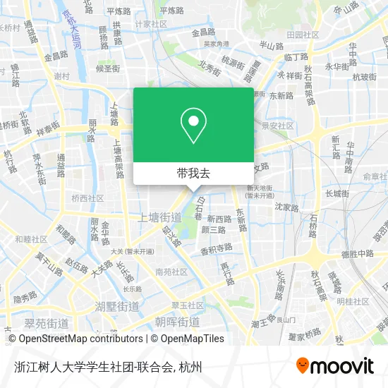 浙江树人大学学生社团-联合会地图