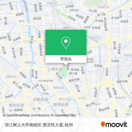 浙江树人大学南校区-查济民大厦地图