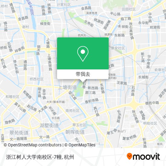 浙江树人大学南校区-7幢地图