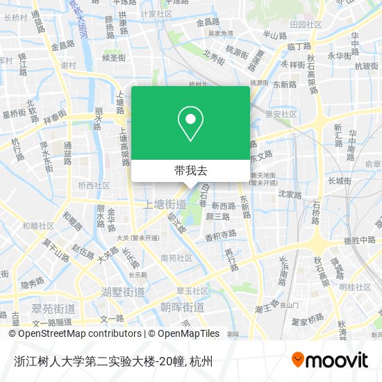 浙江树人大学第二实验大楼-20幢地图