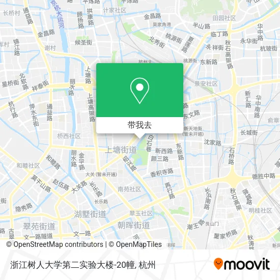 浙江树人大学第二实验大楼-20幢地图