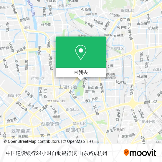 中国建设银行24小时自助银行(舟山东路)地图