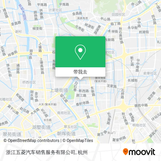 浙江五菱汽车销售服务有限公司地图