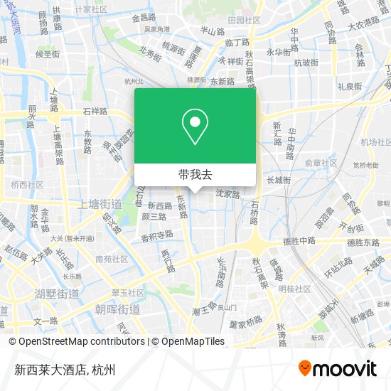 新西莱大酒店地图