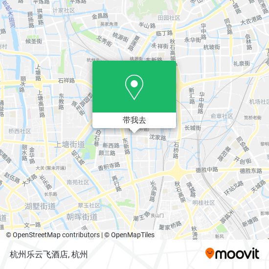 杭州乐云飞酒店地图