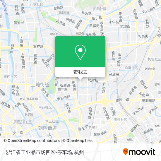 浙江省工业品市场四区-停车场地图