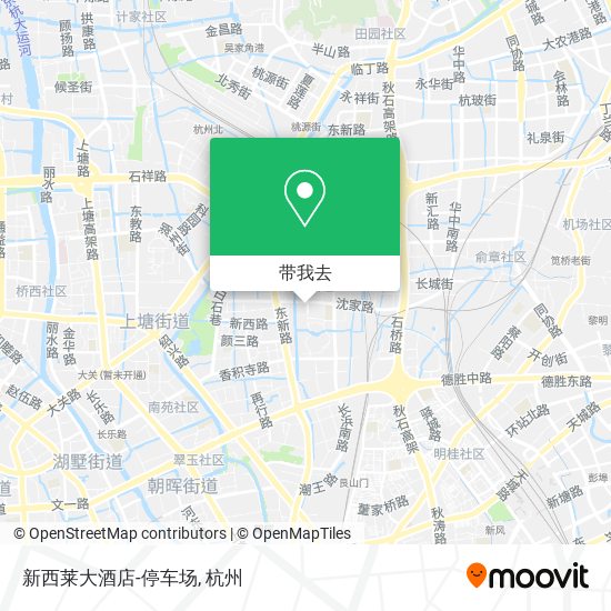 新西莱大酒店-停车场地图